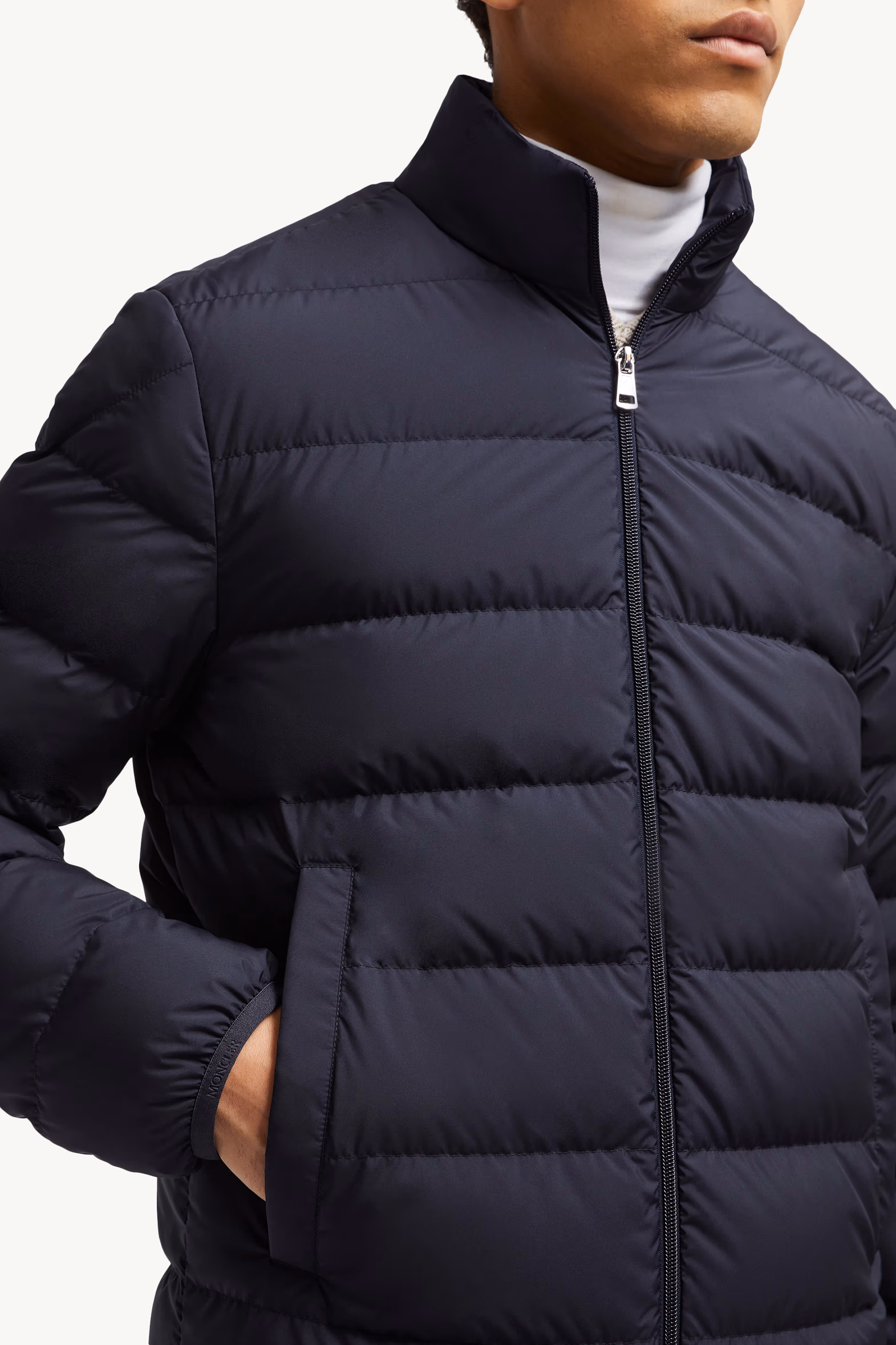 Baudinet Short Down Jacket Men Night Blue Moncler 6